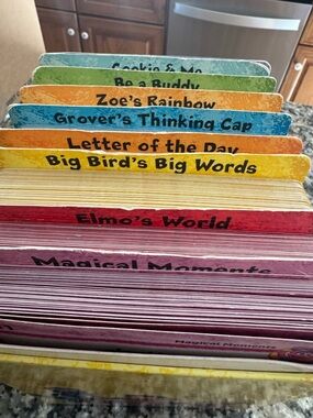 Sesame Street learning cards Set - Colorful Kids ELMO